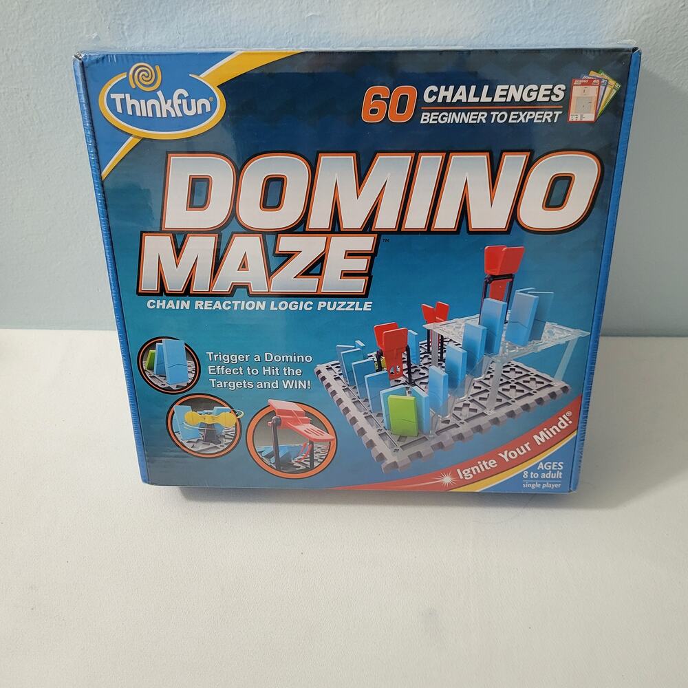 New ThinkFun Domino Maze Chain Reation Logic Puzzle Game 51623-1M7